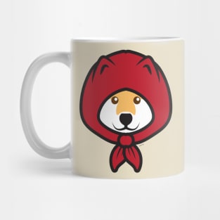 Red Riding Shibe Mug